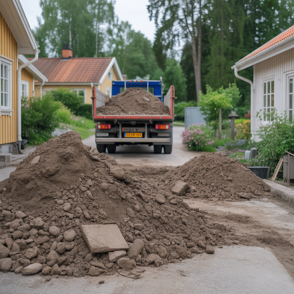 2.Vad kostar det att forsla bort schaktmassor fran tomten