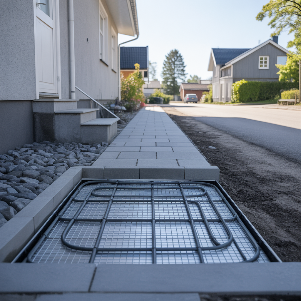 8.Vad kostar det att installera ett uppvarmt trottoarsystem