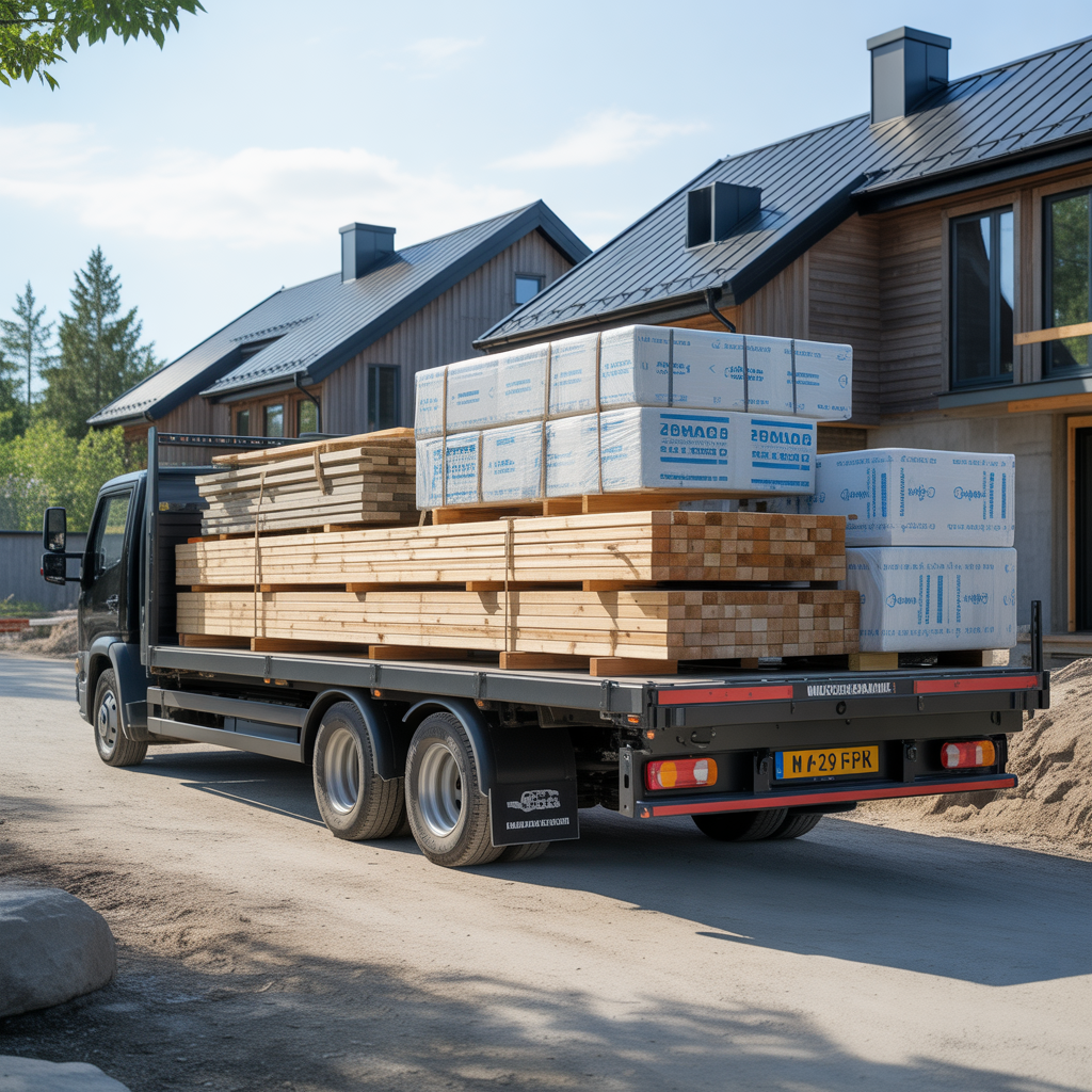 9.Sa planerar du transport av byggmaterial pa ett kostnadseffektivt satt