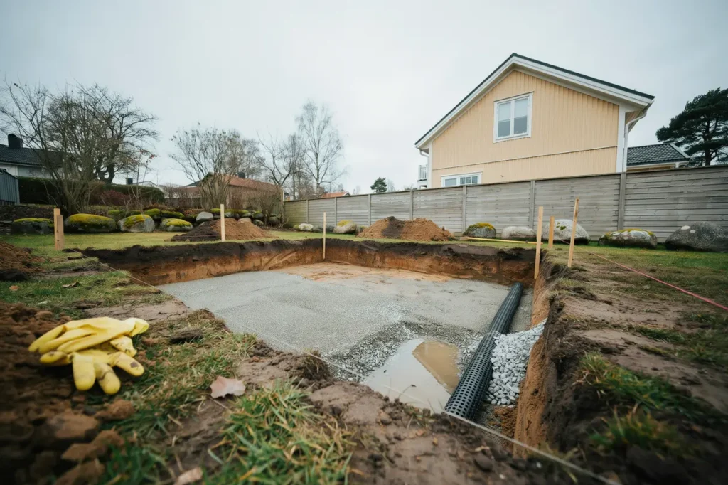 planera tomt f r uterum och altan markarbete dr nering och vanliga fel att undvika